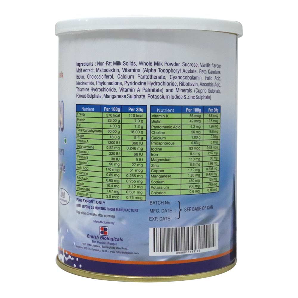 B-Protin Vanilla Powder 400 g - Easy Pharmacy LLC
