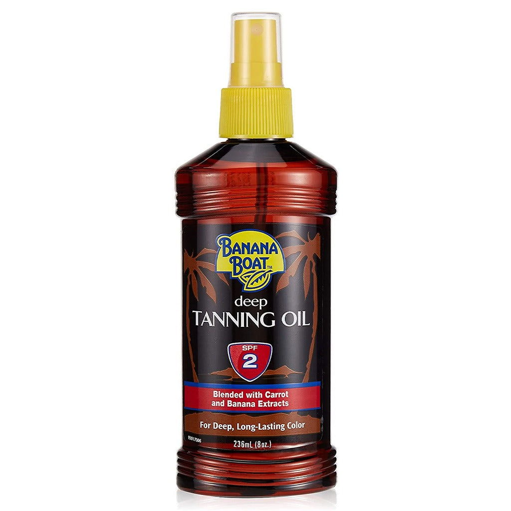 Banana Boat SPF2 Deep Tanning Oil 236 mL - Easy Pharmacy LLC