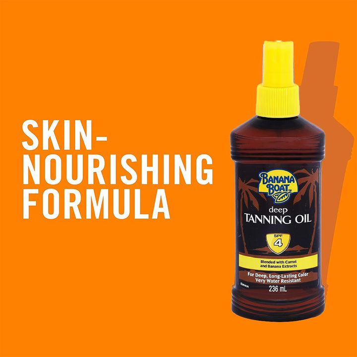 Banana Boat SPF4 Deep Tanning Oil 236 mL - Easy Pharmacy LLC
