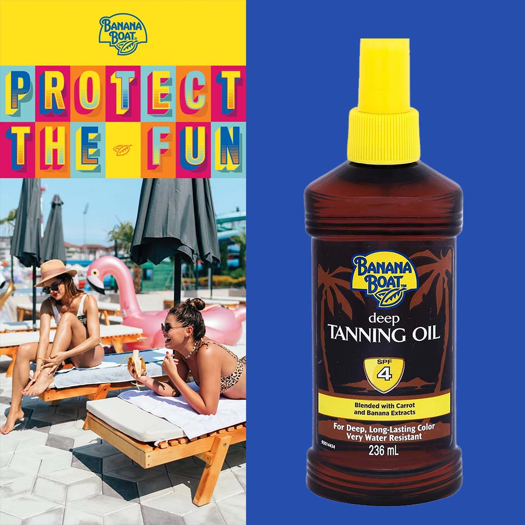 Banana Boat SPF4 Deep Tanning Oil 236 mL - Easy Pharmacy LLC