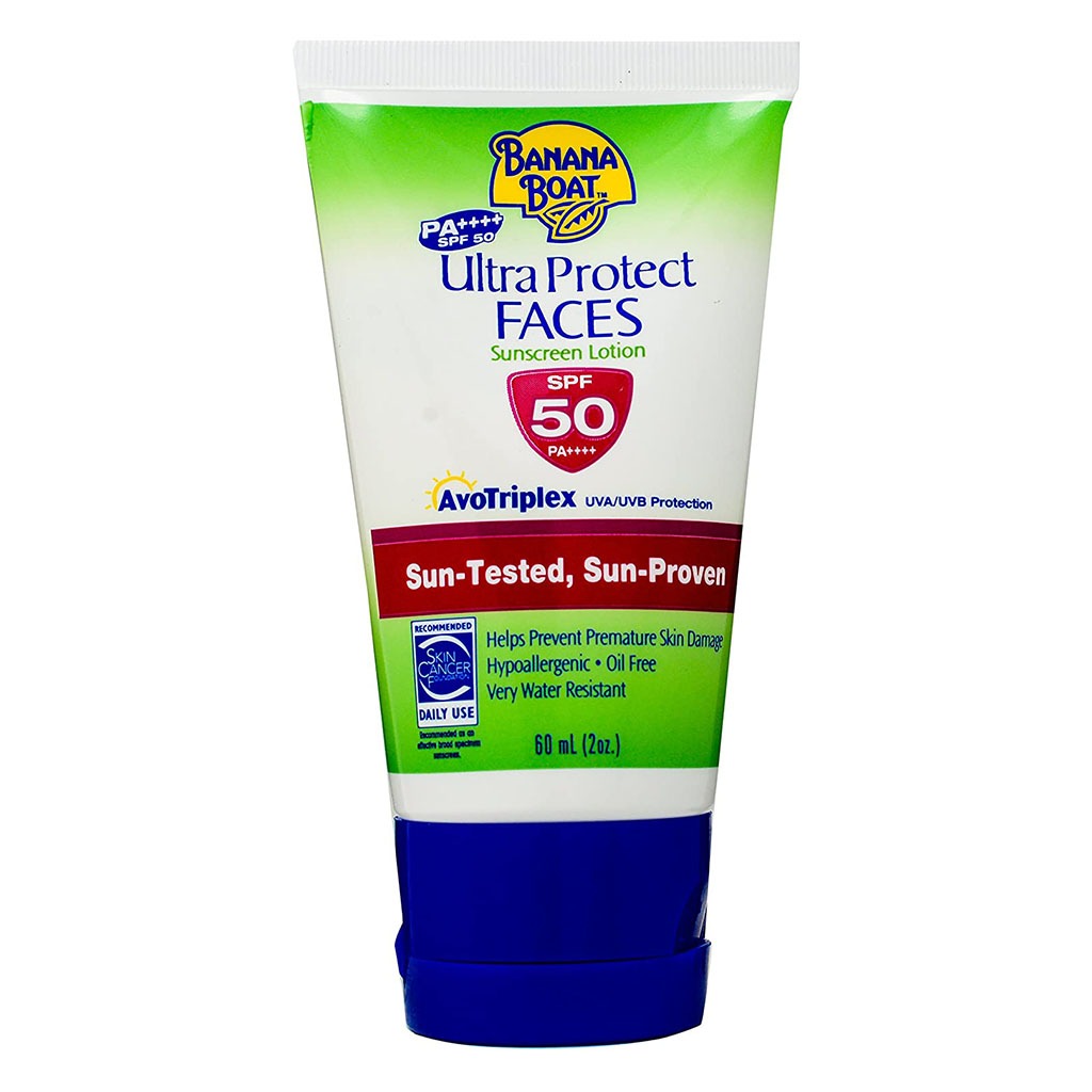 Banana Boat Ultra Protect Faces SPF50 Sunscreen Lotion 60 mL - Easy Pharmacy LLC