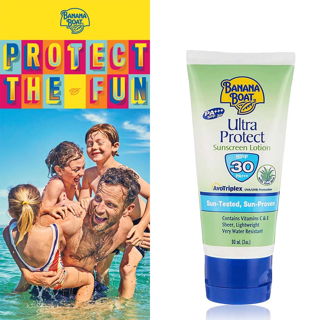Banana Boat Ultra Protect SPF30 Sunscreen Lotion 90 mL - Easy Pharmacy LLC