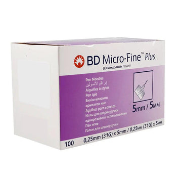 BD Micro-Fine Plus Insulin Pen Needles 31G × 5 mm – 100 Sterile Needles