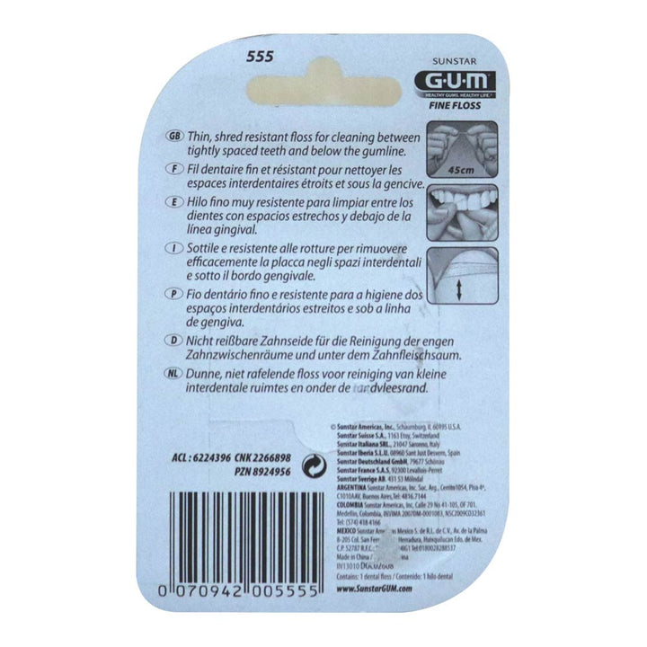 Butler Gum Fine Floss Unwaxed 555RQ - Easy Pharmacy LLC