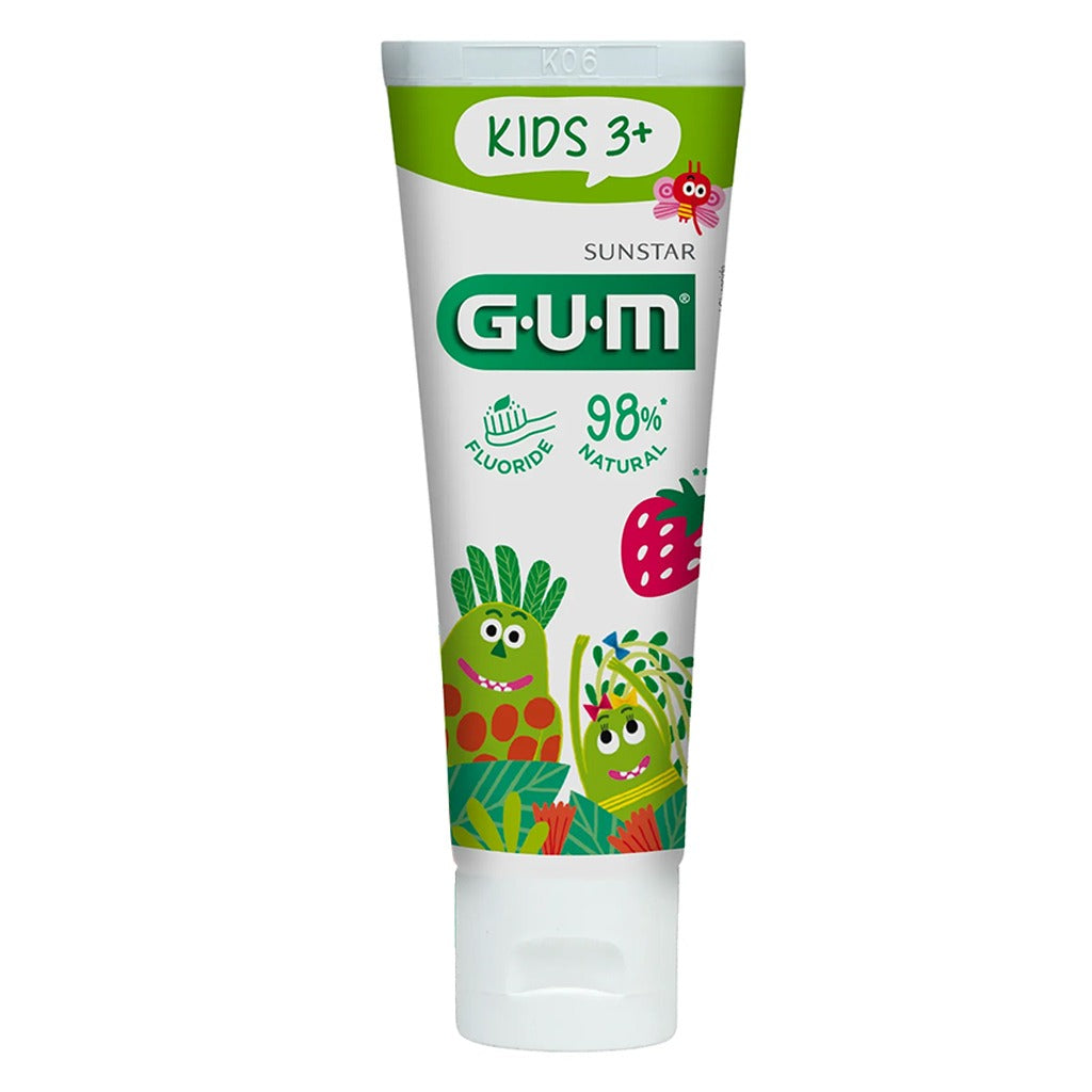 Sunstar Gum Kids 3+ Years Toothpaste, Strawberry Flavour 50ml - Easy Pharmacy LLC