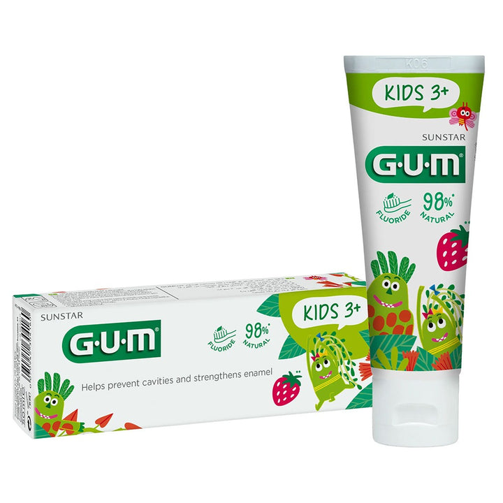 Sunstar Gum Kids 3+ Years Toothpaste, Strawberry Flavour 50ml - Easy Pharmacy LLC