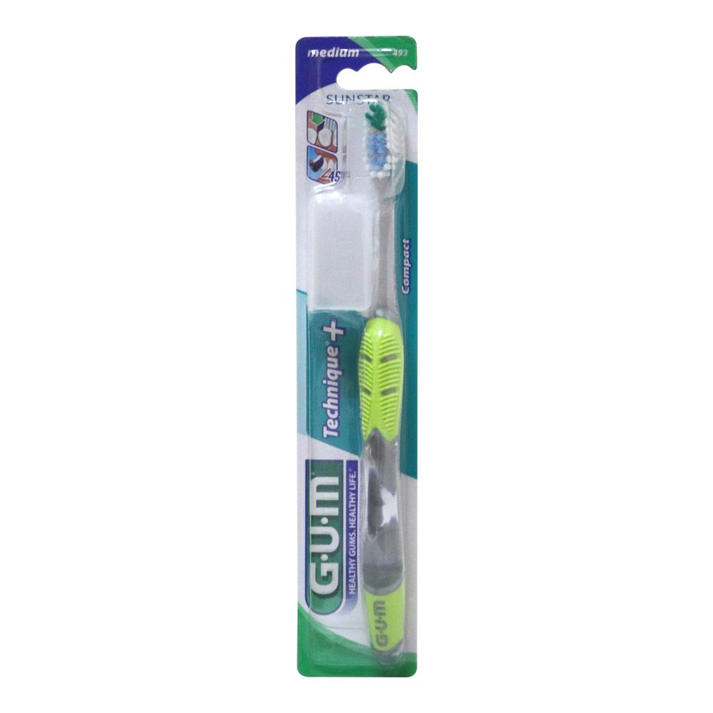 Butler Gum Technique+ Compact Medium Toothbrush 493ME - Easy Pharmacy LLC