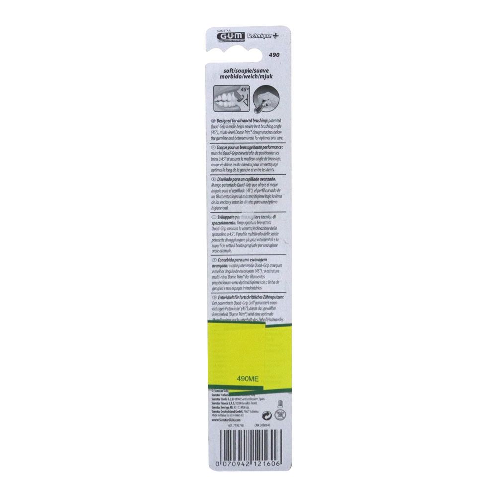 Butler Gum Technique+ Soft Regular Toothbrush 490 ME - Easy Pharmacy LLC