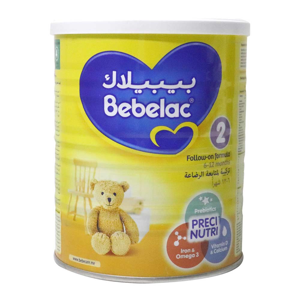 Bebelac Stage 2 Infant Milk Formula with PreciNutri For 6 To 12 Months 400g - Easy Pharmacy LLC