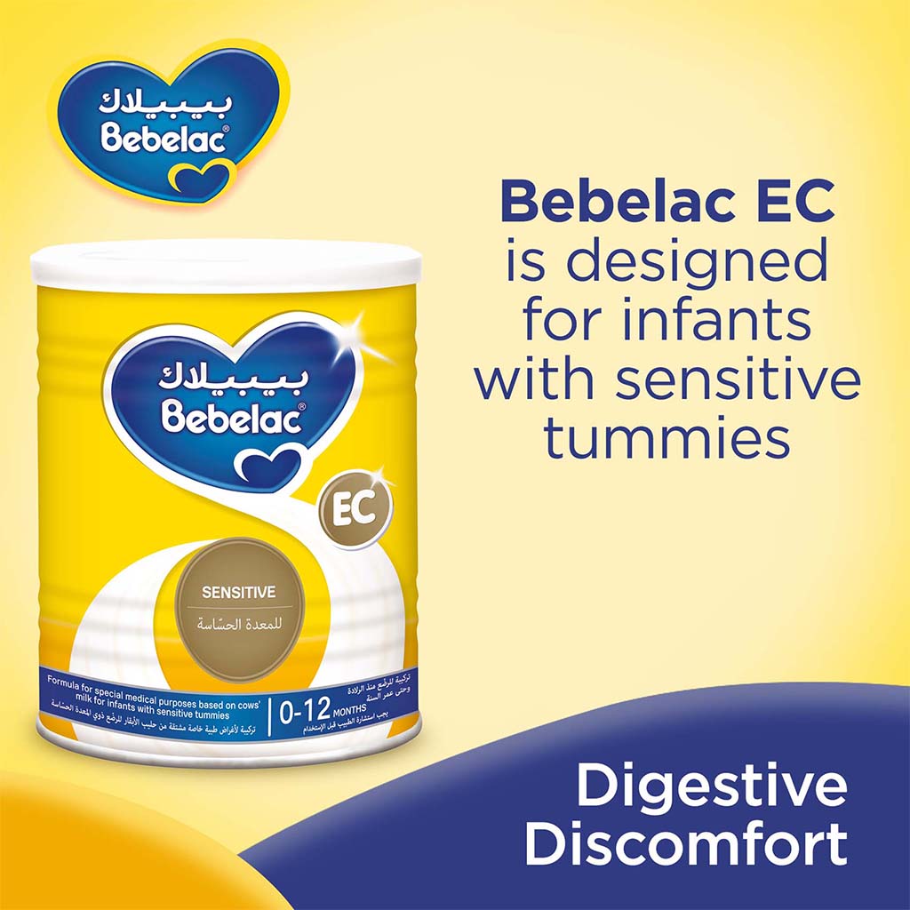 Bebelac EC Sensitive Tummies Infant Milk Formula For 0 To 12 Months 400g - Easy Pharmacy LLC