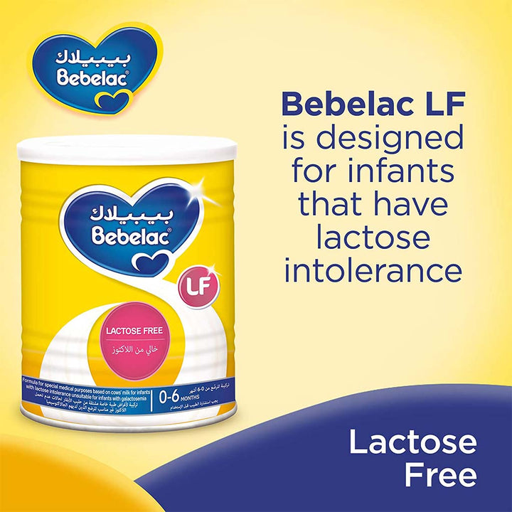 Bebelac LF Lactose Free Infant Milk Formula For 0 To 6 Months Baby 400g - Easy Pharmacy LLC