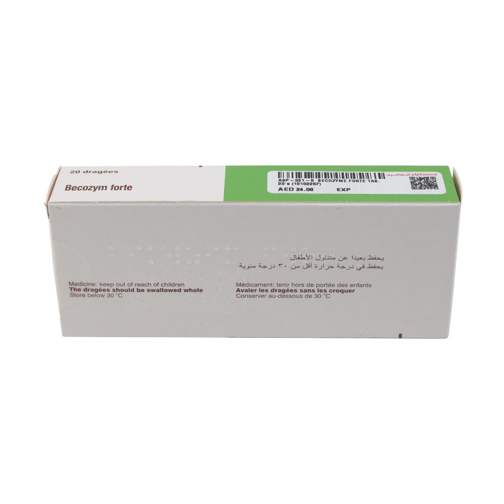 Becozyme Forte Tablets 20's - Easy Pharmacy LLC