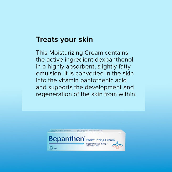 Bepanthen Moisturizing Cream For Dry, Damaged & Irritated Skin 30g - Easy Pharmacy LLC