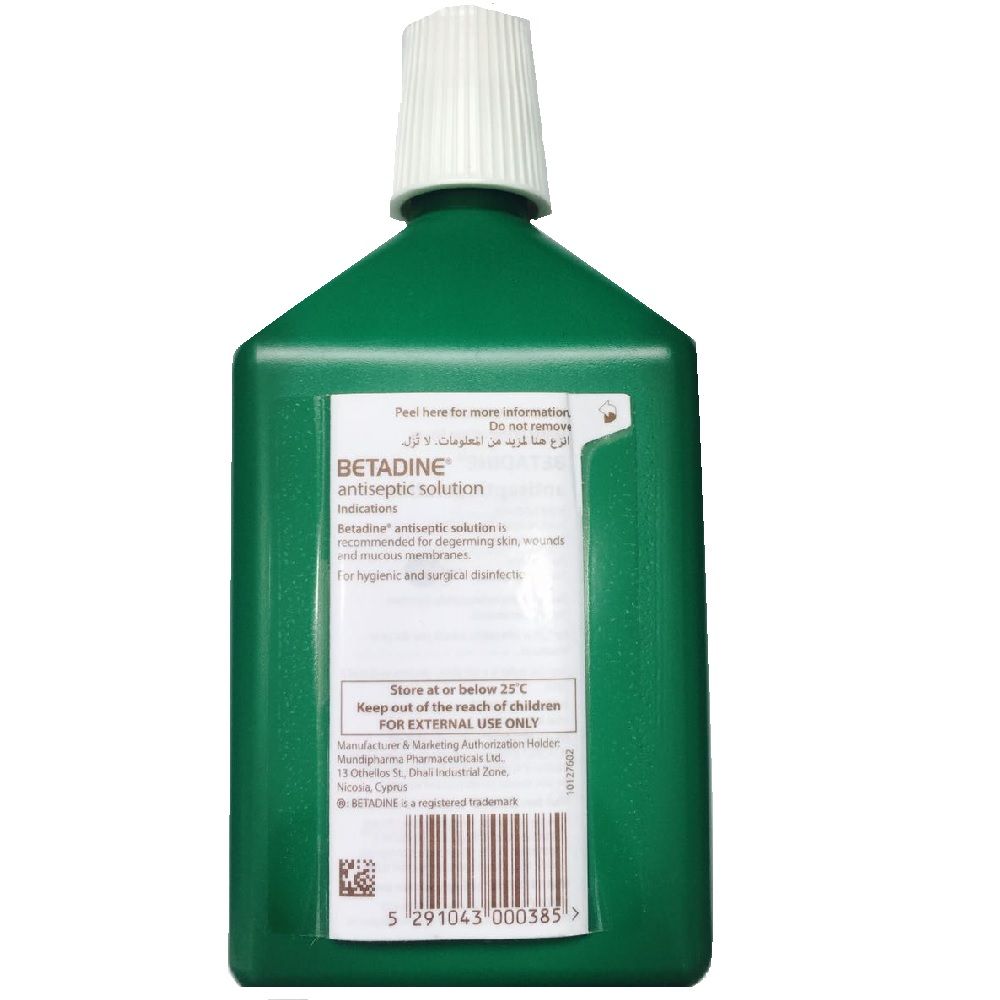 Betadine Povidone Iodine Antiseptic Solution 500ml