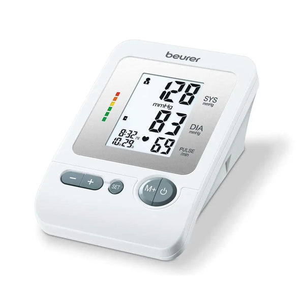 Beurer BM26 Blood Pressure Monitor With Mabis Thermometer And 4 User Memory For Home Use Upper Arm