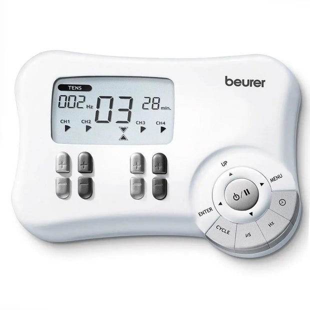 Beurer EM80 Digital TENS EMS Unit With Massage Function And Adjustable Intensity For Personalized Home Therapy