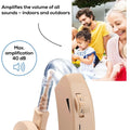 Beurer HA20 Hearing Aid Sound Amplification for Indoor and Outdoor Use 40 dB Max Output 128 dB