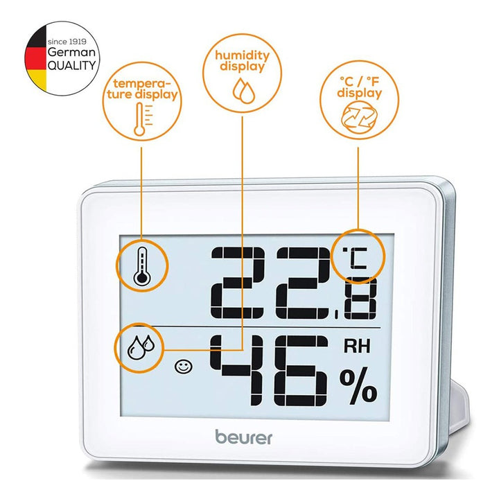 Beurer HM16 Thermo Hygrometer - Easy Pharmacy LLC