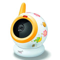Beurer Video Baby Monitor JBY101 for Safe Sleep Monitoring with 360 Degree Camera and Digital Wireless Transmission