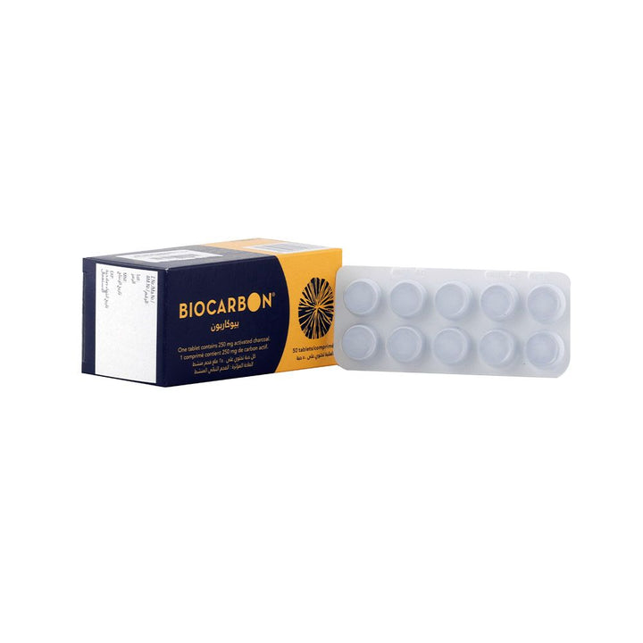Biocarbon Activated Charcoal Tablets 50's - Easy Pharmacy LLC