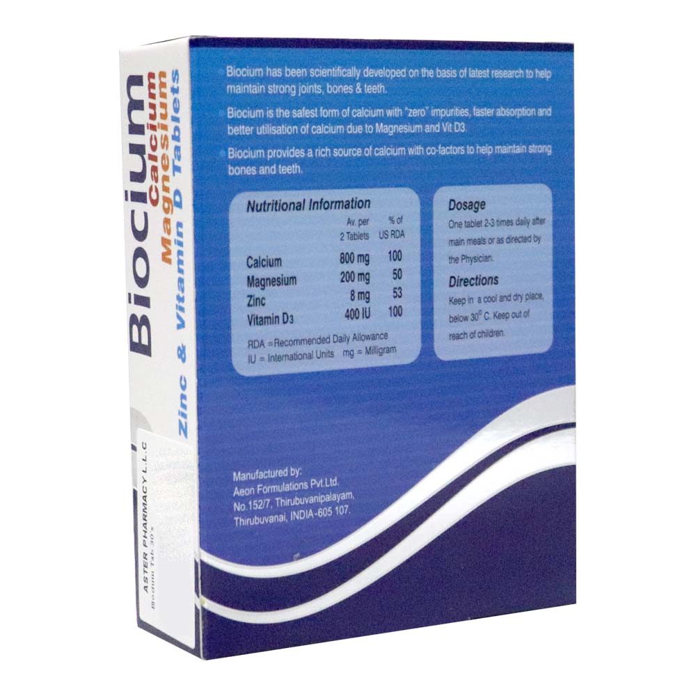 Biocium Tablets 30's - Easy Pharmacy LLC