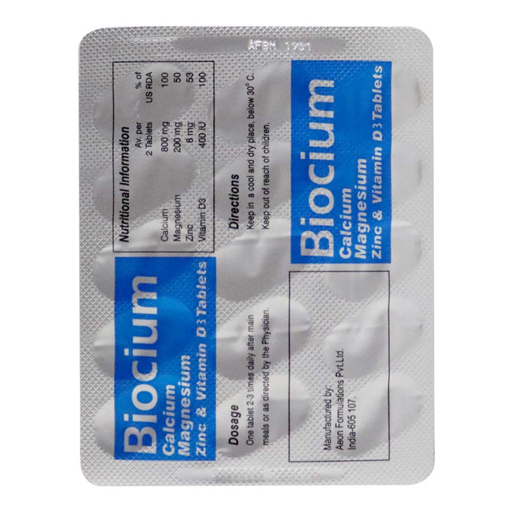 Biocium Tablets 30's - Easy Pharmacy LLC