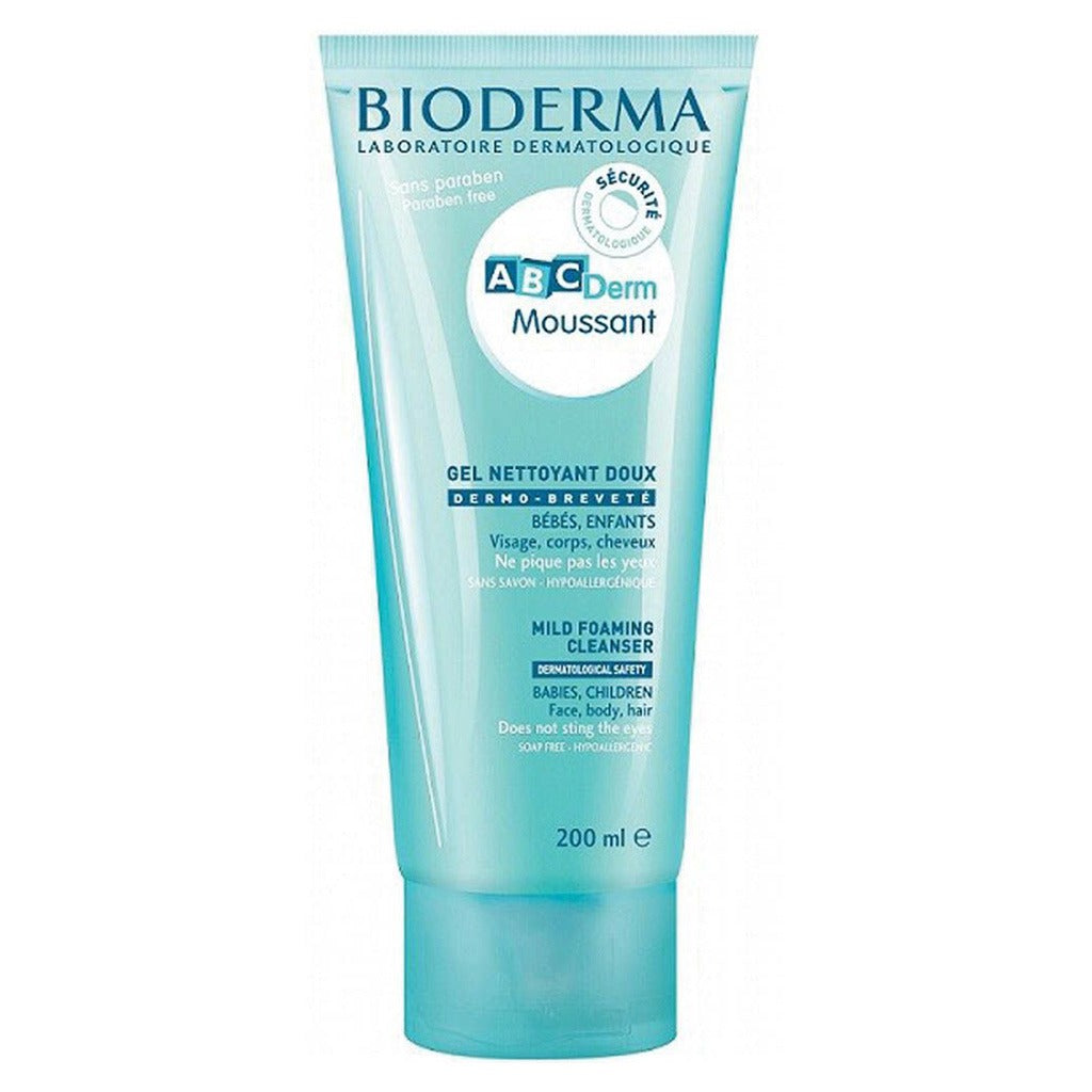 Bioderma ABCDerm Moussant Ultra-Gentle Soap-Free Baby Cleansing Gel 200ml - Easy Pharmacy LLC