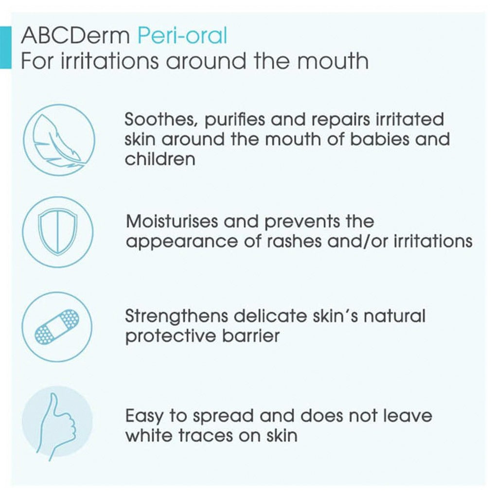 Bioderma ABCDerm Peri-Oral Baby Mouth Rash Cream 40ml - Easy Pharmacy LLC