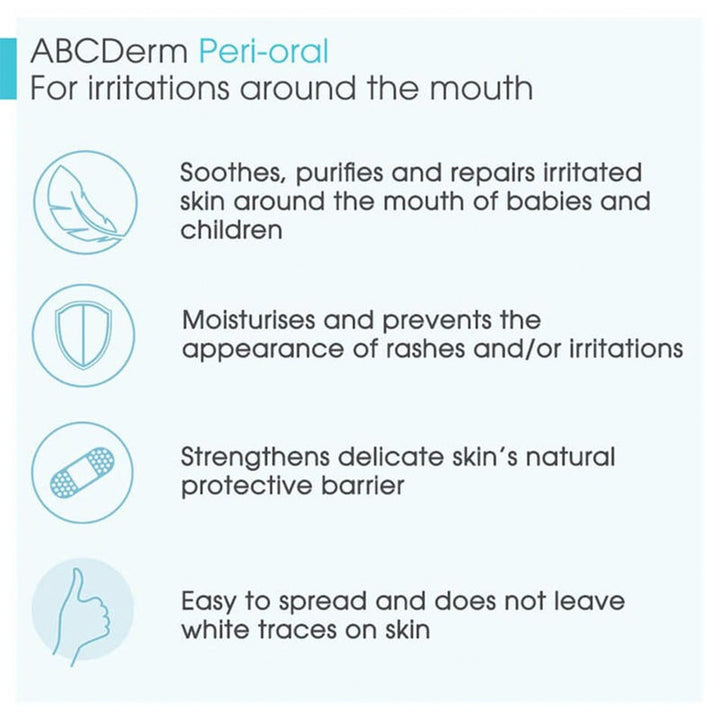 Bioderma ABCDerm Peri-Oral Baby Mouth Rash Cream 40ml - Easy Pharmacy LLC