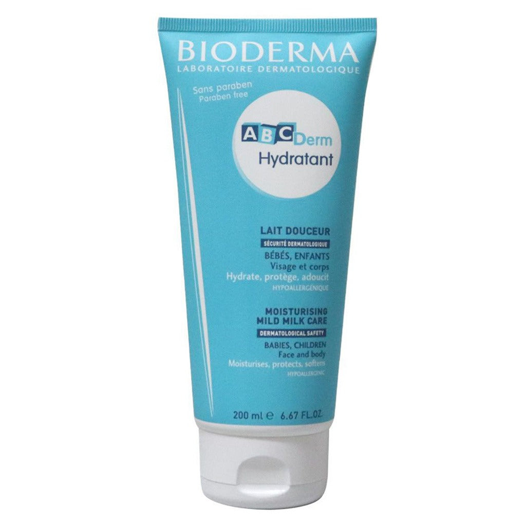 Bioderma ABCDerm Hydratant, Baby Moisturizer Milk For Face & Body 200ml - Easy Pharmacy LLC