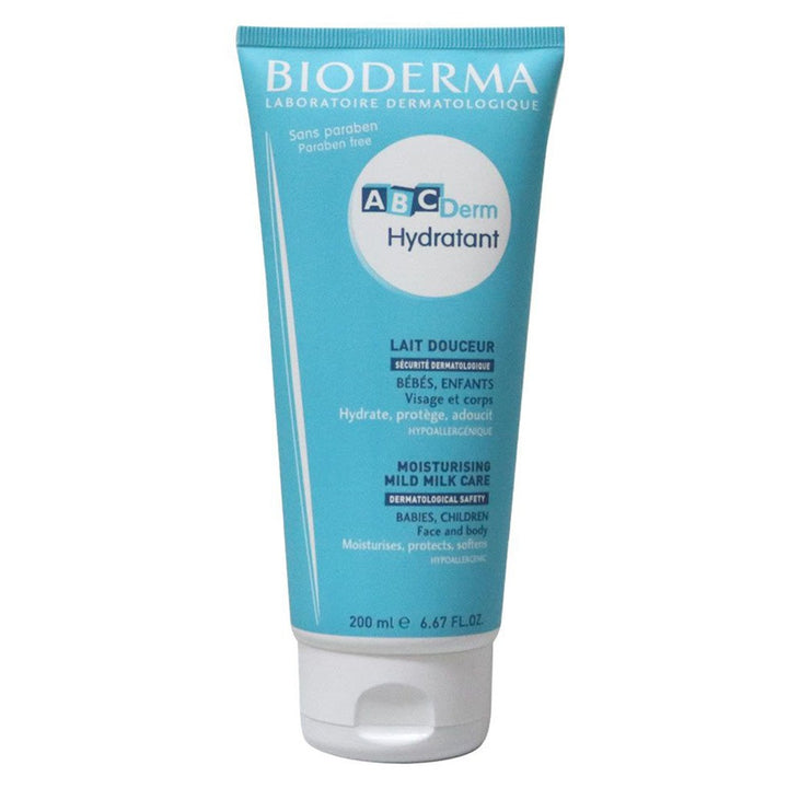 Bioderma ABCDerm Hydratant, Baby Moisturizer Milk For Face & Body 200ml - Easy Pharmacy LLC