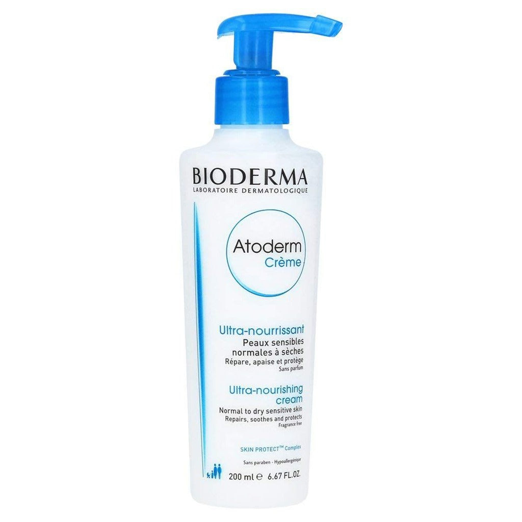 Bioderma Atoderm Ultra-Nourishing & Protecting Cream for Normal to Sensitive Dry Skin 200 mL - Easy Pharmacy LLC
