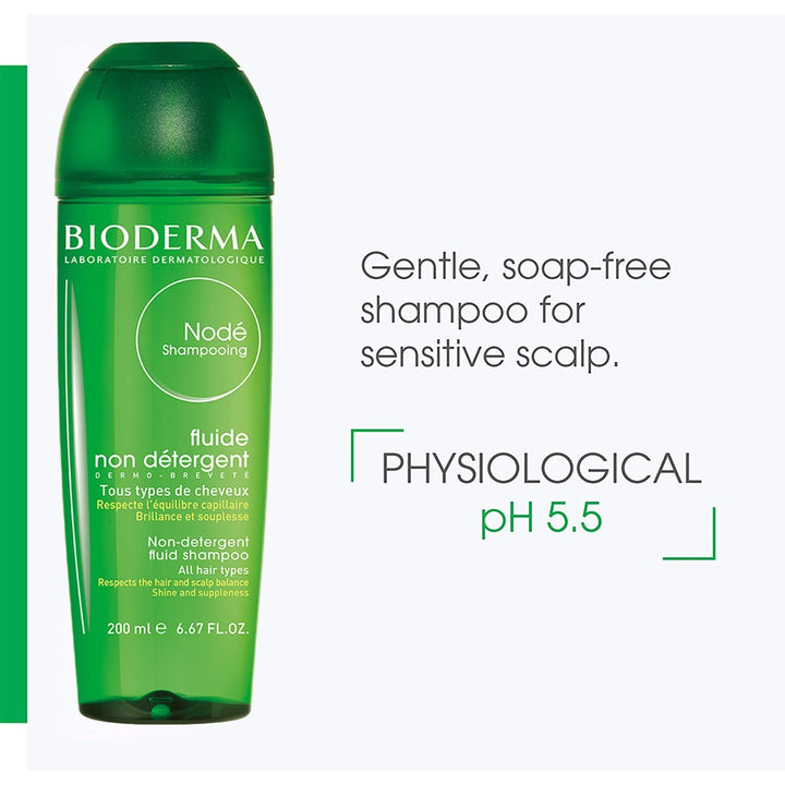 Bioderma Node Non-Detergent Fluid Shampoo For Sensitive Scalp 200ml - Easy Pharmacy LLC