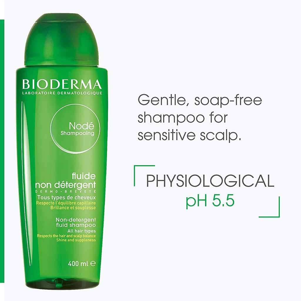 Bioderma Node Non-Detergent Fluid Shampoo For Sensitive Scalp 400ml - Easy Pharmacy LLC