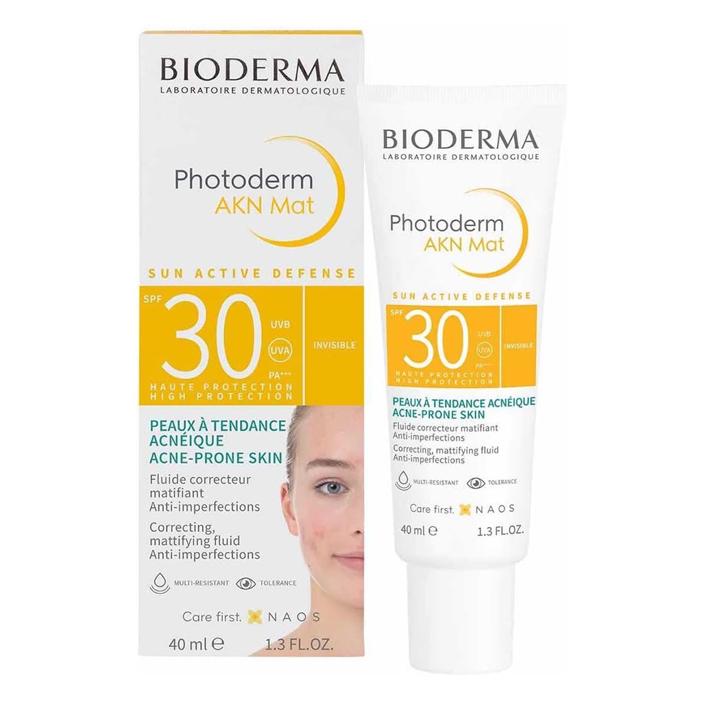 Bioderma Photoderm AKN Mat SPF30 Fluid Sunscreen For Face 40ml - Easy Pharmacy LLC