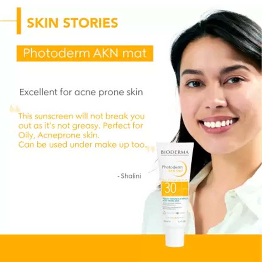 Bioderma Photoderm AKN Mat SPF30 Fluid Sunscreen For Face 40ml - Easy Pharmacy LLC