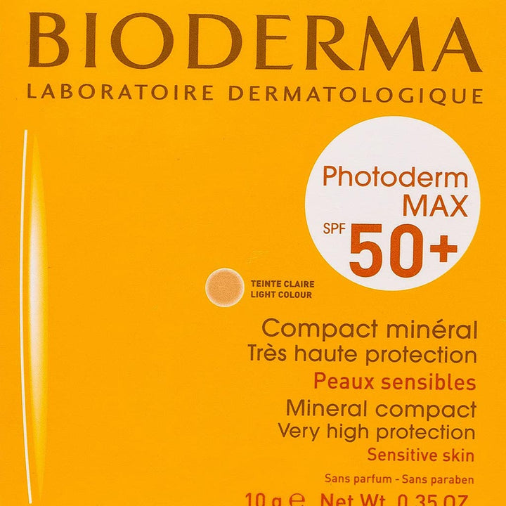 Bioderma Photoderm Max SPF50+ Mineral Sunscreen Compact, Light Shade 10g - Easy Pharmacy LLC