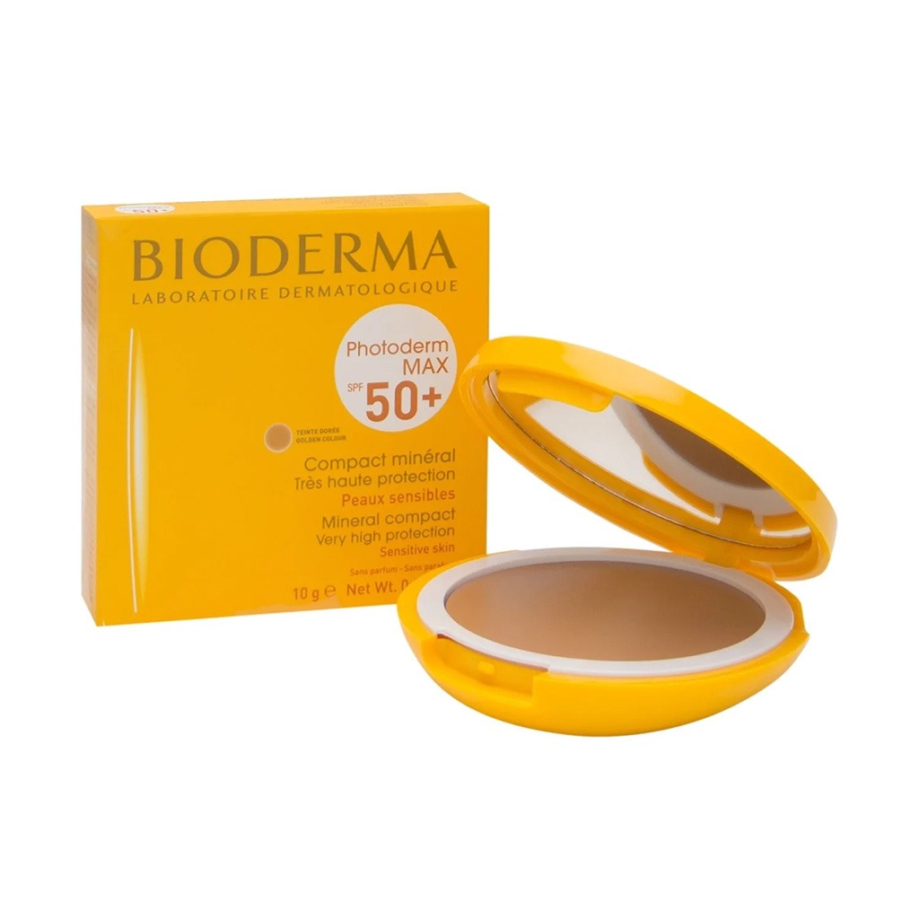 Bioderma Photoderm Max SPF50+ Mineral Sunscreen Compact, Dark Shade 10g - Easy Pharmacy LLC
