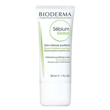 Bioderma Sébium Global – Purifying Care for Combination to Oily Skin, 30 ml