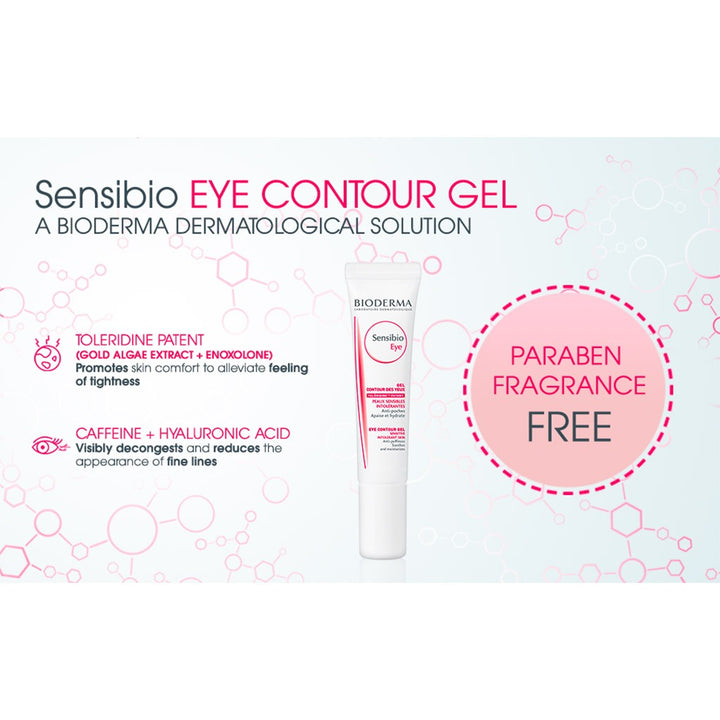 Bioderma Sensibio Eye Contour Gel 15 mL - Easy Pharmacy LLC