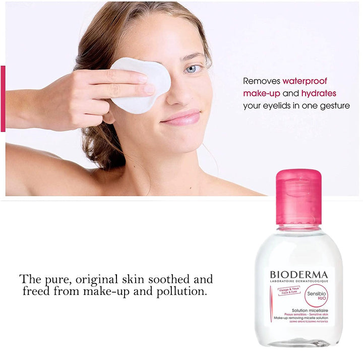 Bioderma Sensibio H2O Cleansing & Make up Removing Micellar Water 100ml - Easy Pharmacy LLC