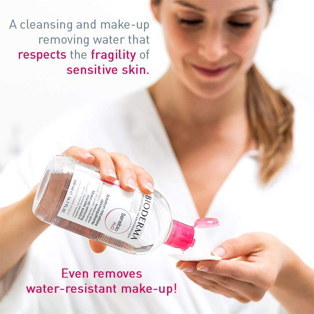 Bioderma Sensibio H2O Cleansing & Make up Removing Micellar Water 250ml - Easy Pharmacy LLC
