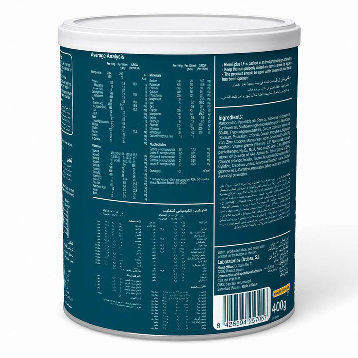 Blemil Plus LF Lactose Free Baby Milk Formula For 0+ Months 400g - Easy Pharmacy LLC