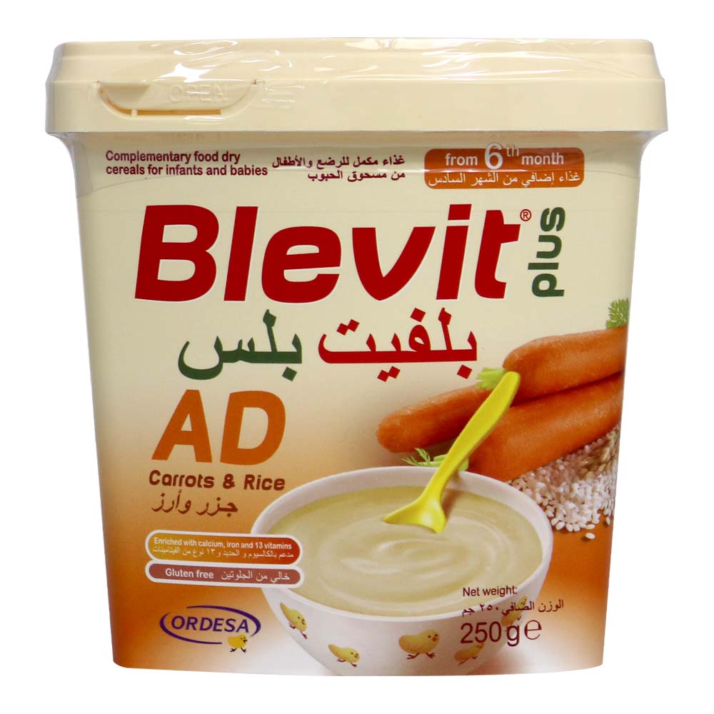 Blevit Plus AD Dry Cereals 250 g - Easy Pharmacy LLC