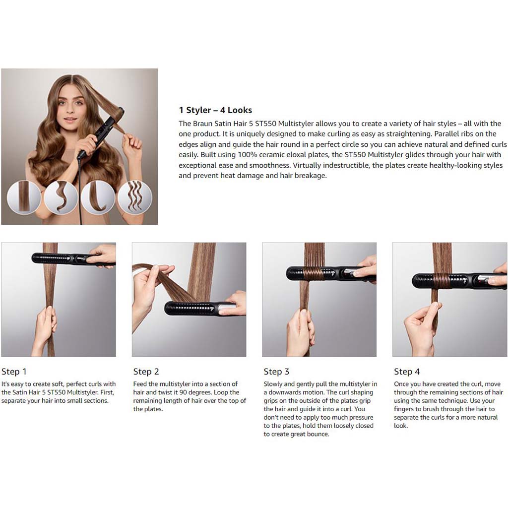 Braun Satin Hair 5 Multistyler ST550 - Easy Pharmacy LLC