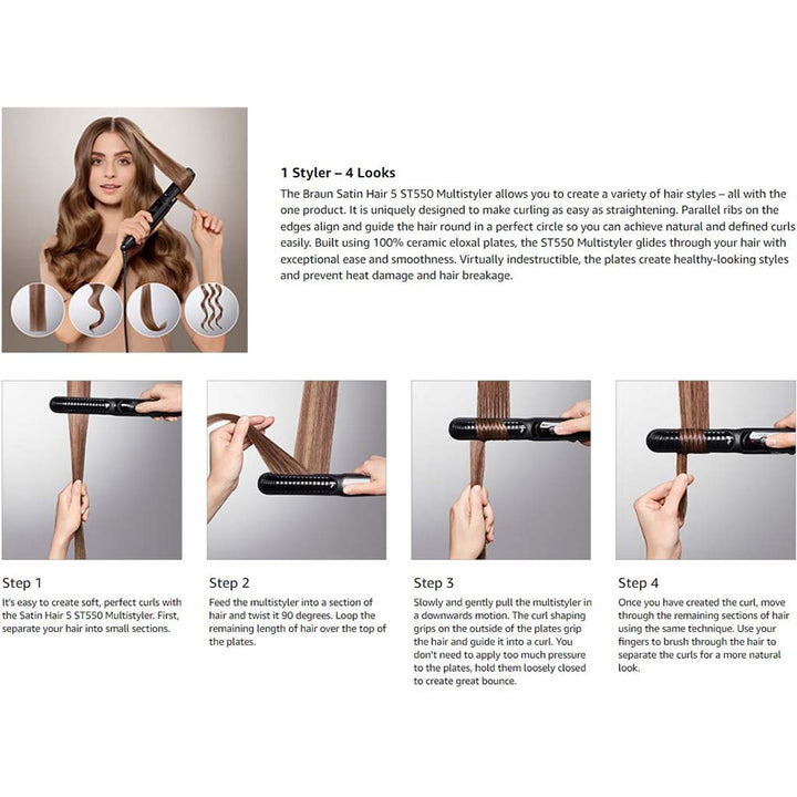 Braun Satin Hair 5 Multistyler ST550 - Easy Pharmacy LLC