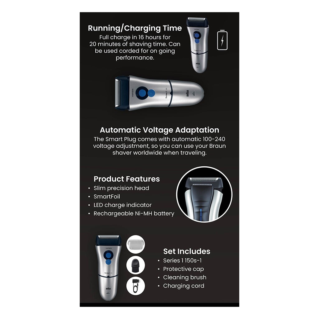 Braun Series 1 Shaver 150S - Easy Pharmacy LLC