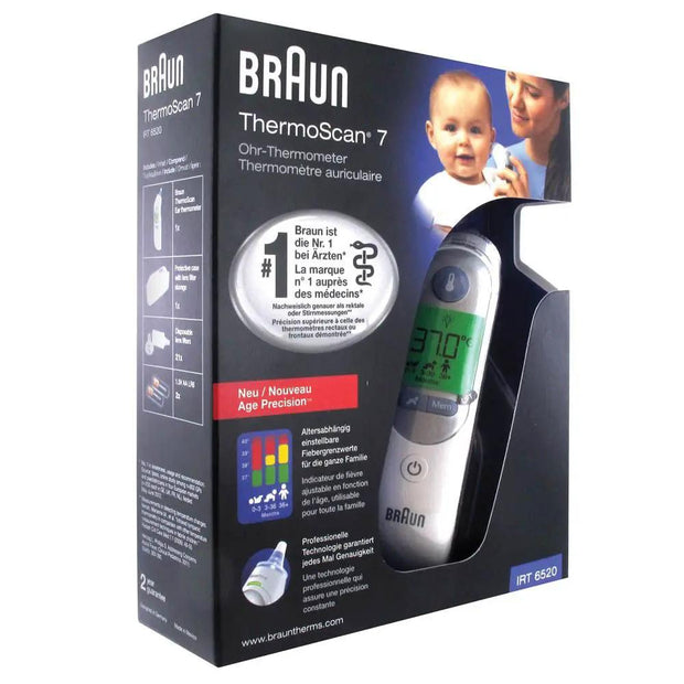 Braun ThermoScan IRT6520 Age-Precision Ear Thermometer