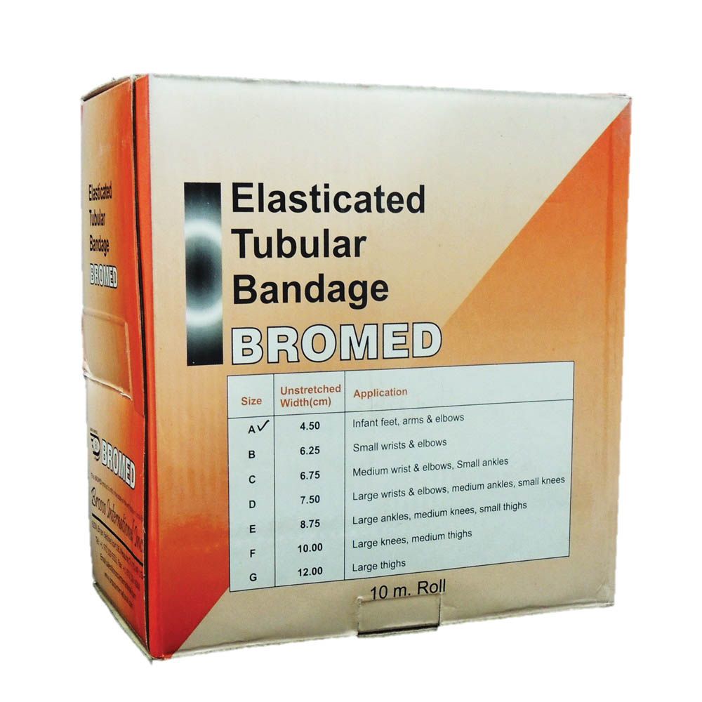 Bromed Elasticated Tubular Bandage A Roll 10 m - Easy Pharmacy LLC