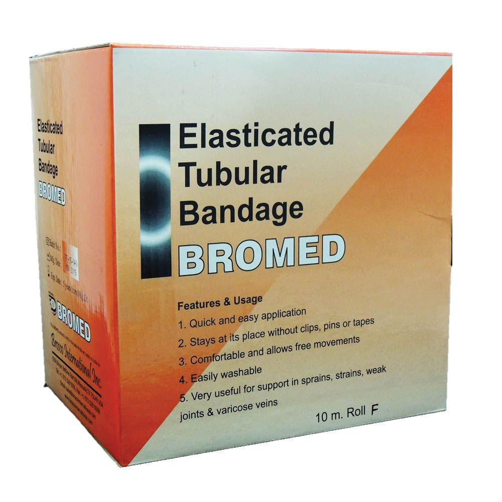 Bromed Elasticated Tubular Bandage F Roll 10 m - Easy Pharmacy LLC